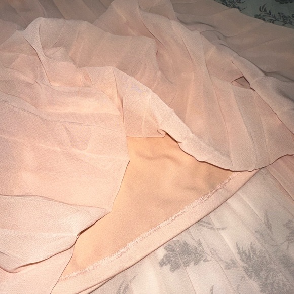 BEBE PEACH sheer maxi skirt size Small - Picture 3 of 11